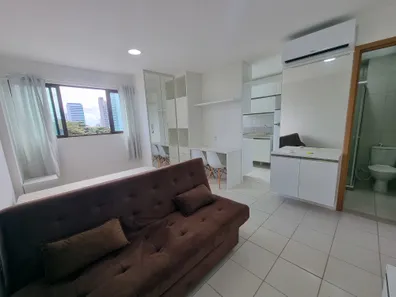 Apartamento com 1 Quarto para alugar, 28m² no Boa Vista, Recife