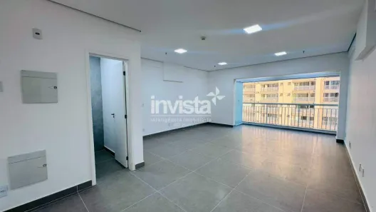 Sala Comercial para alugar, 41m² no Vila Mathias, Santos