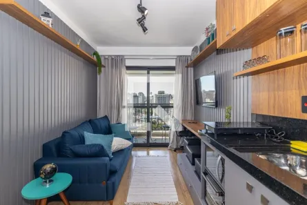 Kitnet com 1 Quarto à venda, 31m² no Indianópolis, São Paulo