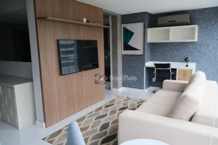Apartamento com 1 Quarto para alugar, 57m² no Vila Nova Conceição, São Paulo