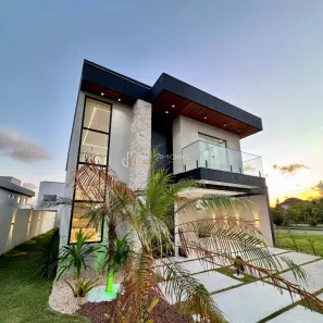 Casa de Condomínio com 4 Quartos à venda, 279m² no Alphaville (Abrantes), Camaçari