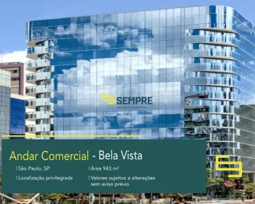 Imóvel Comercial à venda, 943m² no Bela Vista, São Paulo