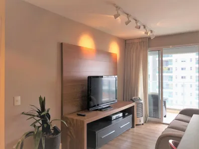Apartamento com 1 Quarto para alugar, 50m² no Campo Belo, São Paulo