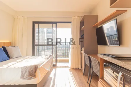 Apartamento com 1 Quarto para alugar, 25m² no Vila Cordeiro, São Paulo
