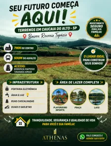 Lote/Terreno à venda, 500m² no Centro (Caucaia do Alto), Cotia