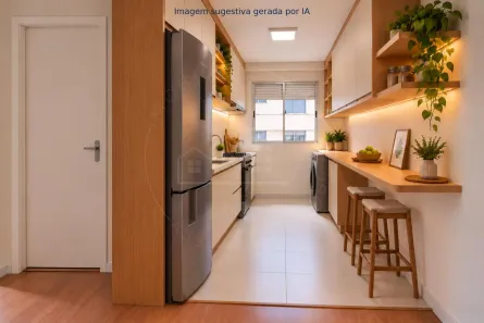 Apartamento com 2 Quartos à venda, 44m² no Campo de Santana, Curitiba