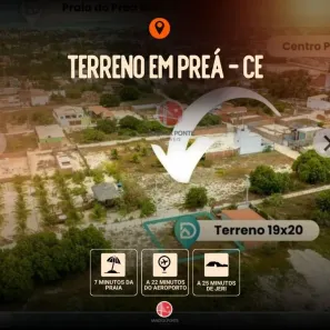 Lote/Terreno à venda, 380m² no Caiçara, Cruz