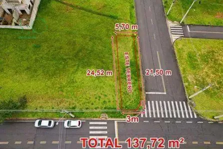 Lote/Terreno à venda, 137m² no Sítio Boa Vista, Cotia