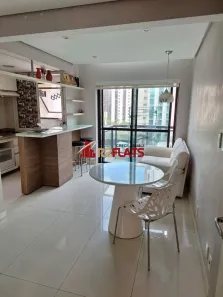 Flat com 1 Quarto para alugar, 45m² no Moema, São Paulo