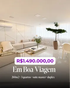 Apartamento com 3 Quartos à venda, 260m² no Boa Viagem, Recife