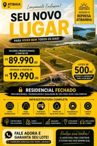 Lote/Terreno à venda, 500m² no Centro, Atibaia