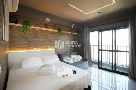 Apartamento com 1 Quarto para alugar, 26m² no Indianópolis, São Paulo