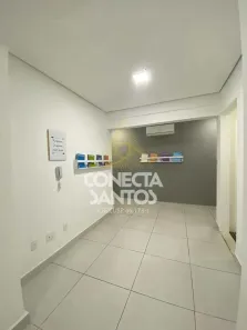 Sala Comercial para alugar, 80m² no Macuco, Santos