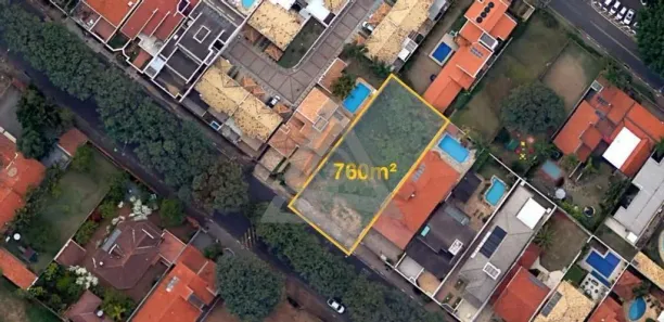 Lote/Terreno à venda, 760m² no Bairro das Palmeiras, Campinas
