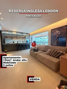 Apartamento com 3 Quartos à venda, 134m² no Ponta Negra, Manaus