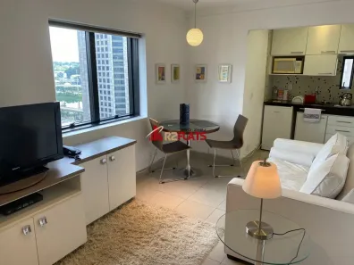 Flat com 1 Quarto para alugar, 33m² no Cidade Monções, São Paulo