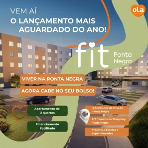 Apartamento com 2 Quartos à venda, 36m² no Ponta Negra, Manaus