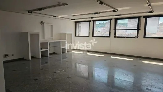 Sala Comercial para alugar, 110m² no Centro, Santos