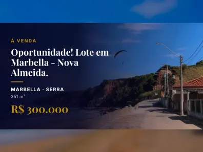 Lote/Terreno à venda, 351m² no Marbella, Serra