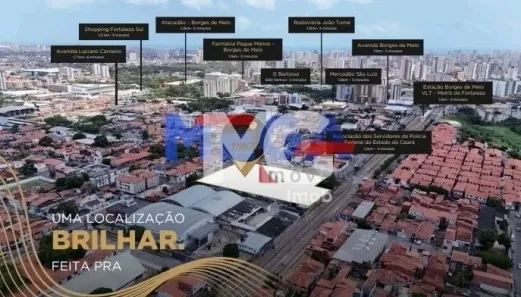 Apartamento com 2 Quartos à venda, 38m² no Vila União, Fortaleza