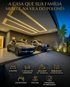 Casa com 3 Quartos à venda, 208m² no Vila do Polonês, Campo Grande