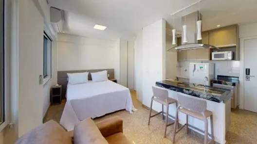 Apartamento com 1 Quarto para alugar, 26m² no Buritis, Belo Horizonte