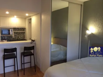 Flat com 1 Quarto para alugar, 28m² no Moema, São Paulo
