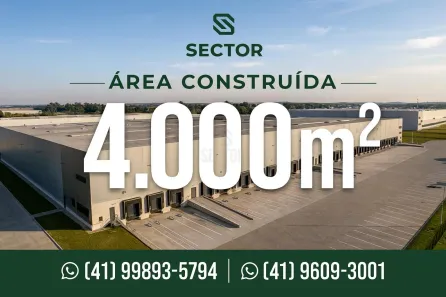 Galpão/Depósito/Armazém para alugar, 4000m² no Quississana, São José dos Pinhais