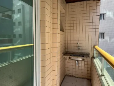 Apartamento com 2 Quartos para alugar, 80m² no Guilhermina, Praia Grande