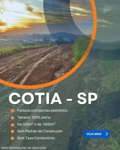 Lote/Terreno à venda, 500m² no Jardim Caiapiá, Cotia