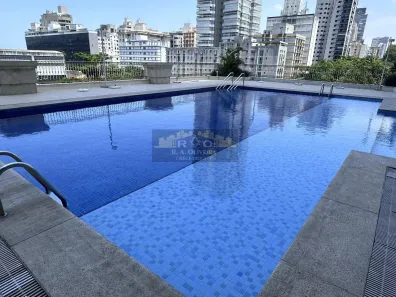 Apartamento com 3 Quartos para alugar, 151m² no Ponta da Praia, Santos