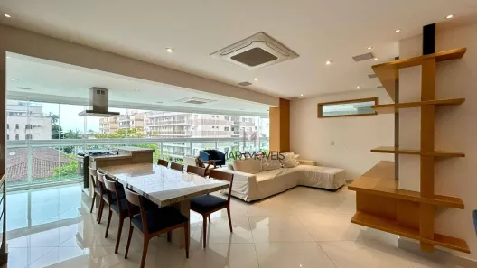 Apartamento com 3 Quartos para alugar, 165m² no Enseada, Guarujá