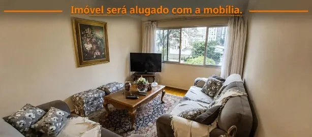 Apartamento com 3 Quartos para alugar, 110m² no Santa Cecília, São Paulo
