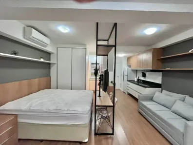 Apartamento com 1 Quarto para alugar, 35m² no Brooklin Paulista, São Paulo