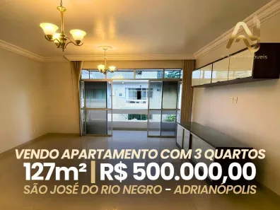 Apartamento com 3 Quartos à venda, 127m² no Adrianópolis, Manaus