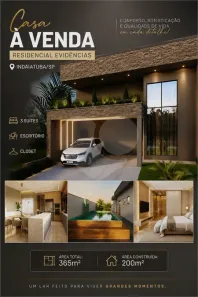 Casa de Condomínio com 3 Quartos à venda, 200m² no Residencial Evidências, Indaiatuba