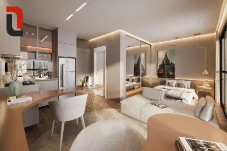Apartamento com 1 Quarto à venda, 52m² no Batel, Curitiba