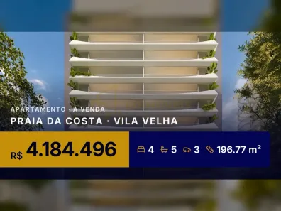 Apartamento com 4 Quartos à venda, 196m² no Praia da Costa, Vila Velha