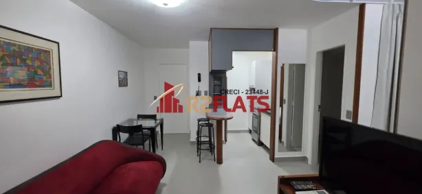 Flat com 1 Quarto para alugar, 35m² no Moema, São Paulo