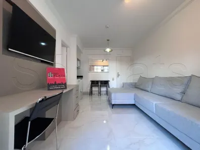 Flat com 1 Quarto para alugar, 35m² no Indianópolis, São Paulo