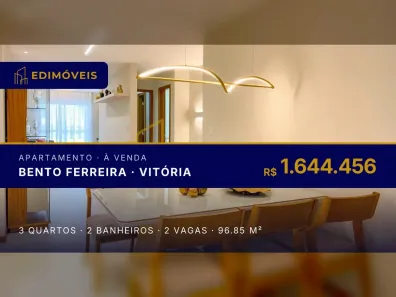 Apartamento com 3 Quartos à venda, 96m² no Bento Ferreira, Vitória