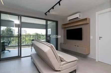 Apartamento com 1 Quarto para alugar, 50m² no Santa Cecília, São Paulo