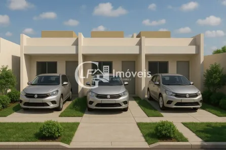 Casa de Condomínio com 2 Quartos à venda, 59m² no Jardim Centenário, Campo Grande