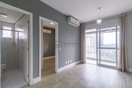 Apartamento com 1 Quarto para alugar, 44m² no Brooklin Paulista, São Paulo