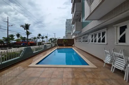 Apartamento com 2 Quartos para alugar, 80m² no Canto do Forte, Praia Grande