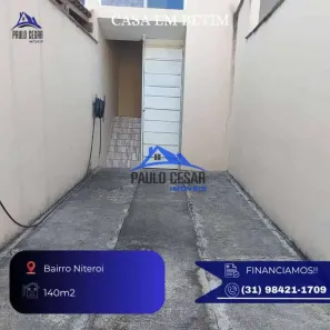 Casa com 2 Quartos à venda, 140m² no Niterói, Betim