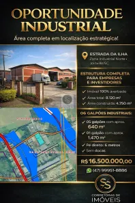 Galpão/Depósito/Armazém à venda, 4743m² no Pirabeiraba (Pirabeiraba), Joinville