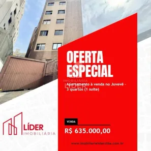 Apartamento com 3 Quartos à venda, 89m² no Juvevê, Curitiba