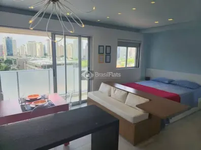 Apartamento com 1 Quarto para alugar, 33m² no Santo Amaro, São Paulo