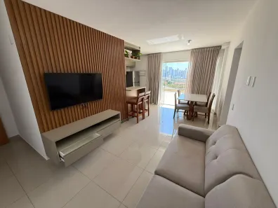 Apartamento com 3 Quartos para alugar, 94m² no Setor Pedro Ludovico, Goiânia